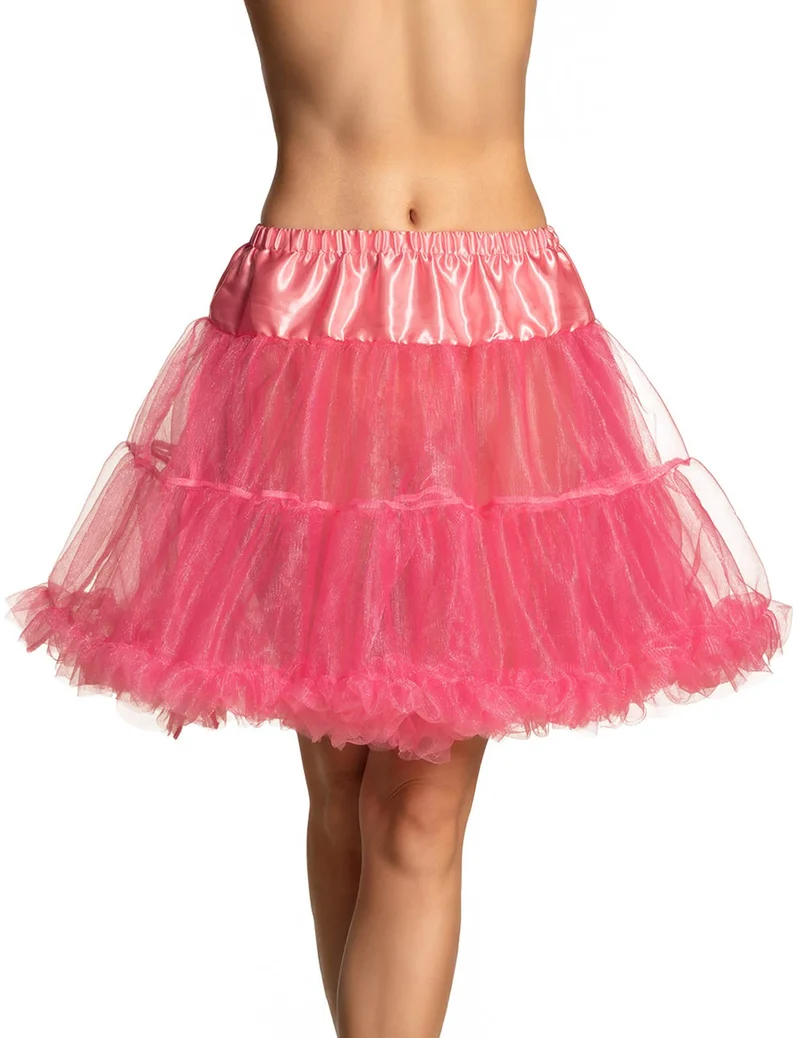 Petticoat für Damen Unterrock Kostümzubehör rosa