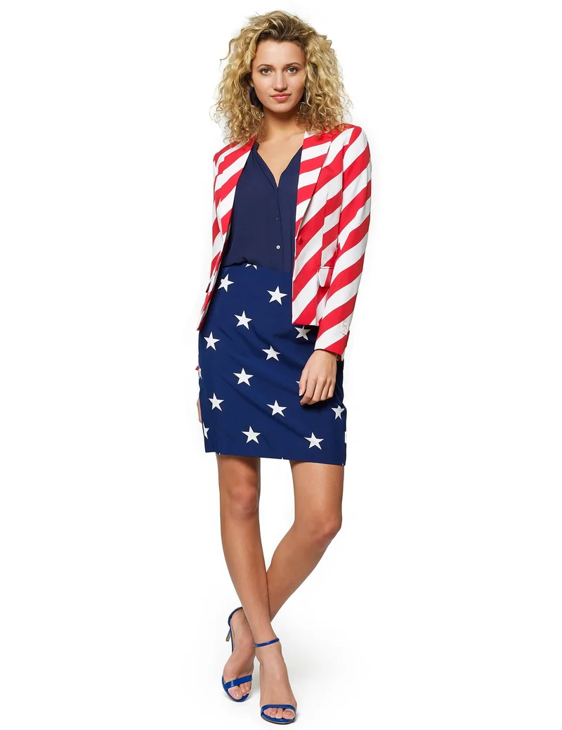 Opposuits™ Damenkostüm American Woman