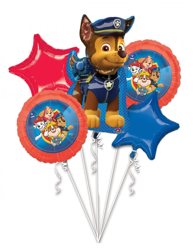 Strauß aus 5 Paw Patrol™ Folienballons