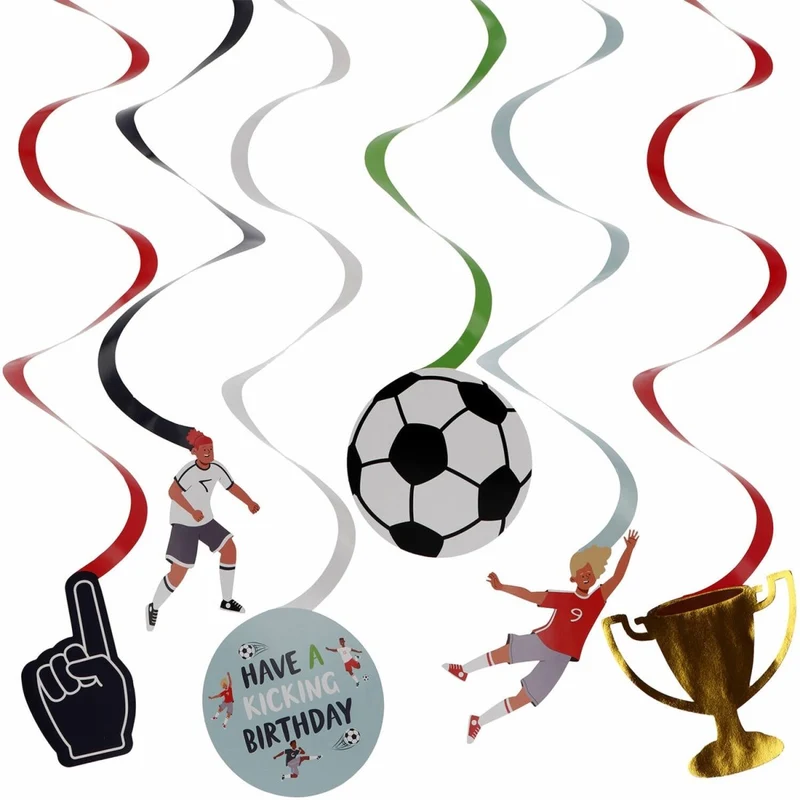 Fußball Hängende Dekoration 6 Stk