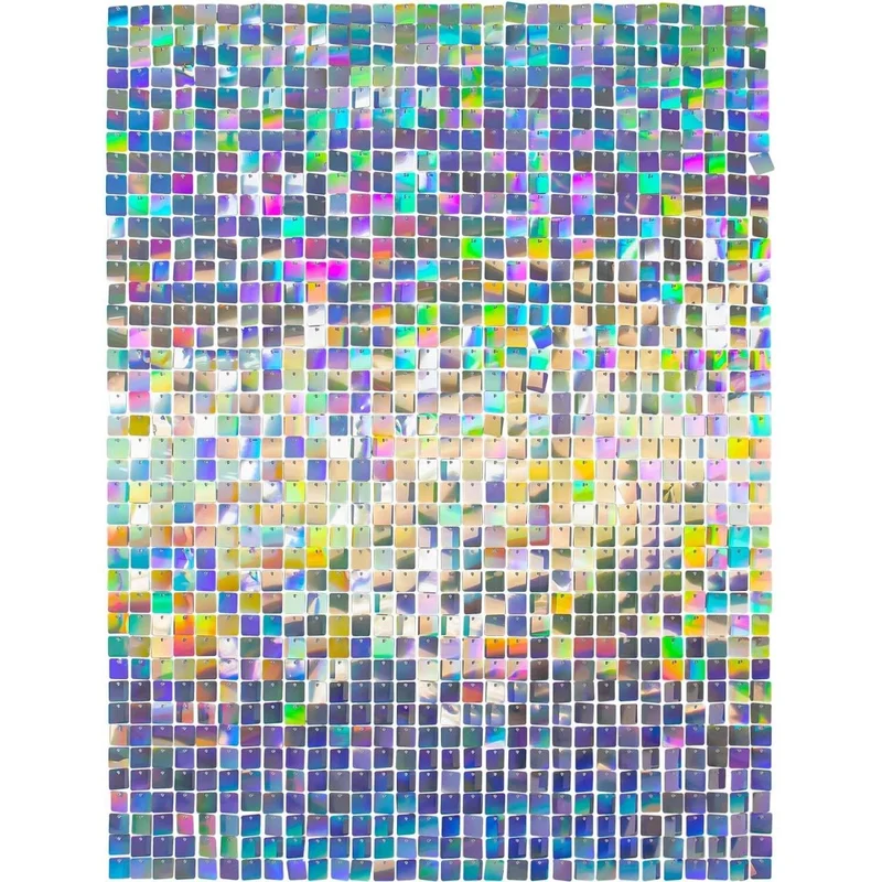 Holografischer Türvorhang 30cm 12Stück