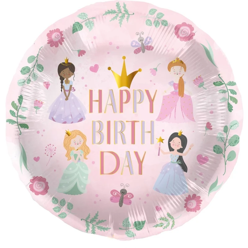 Prinzessinnen Heliumballon leer 45cm