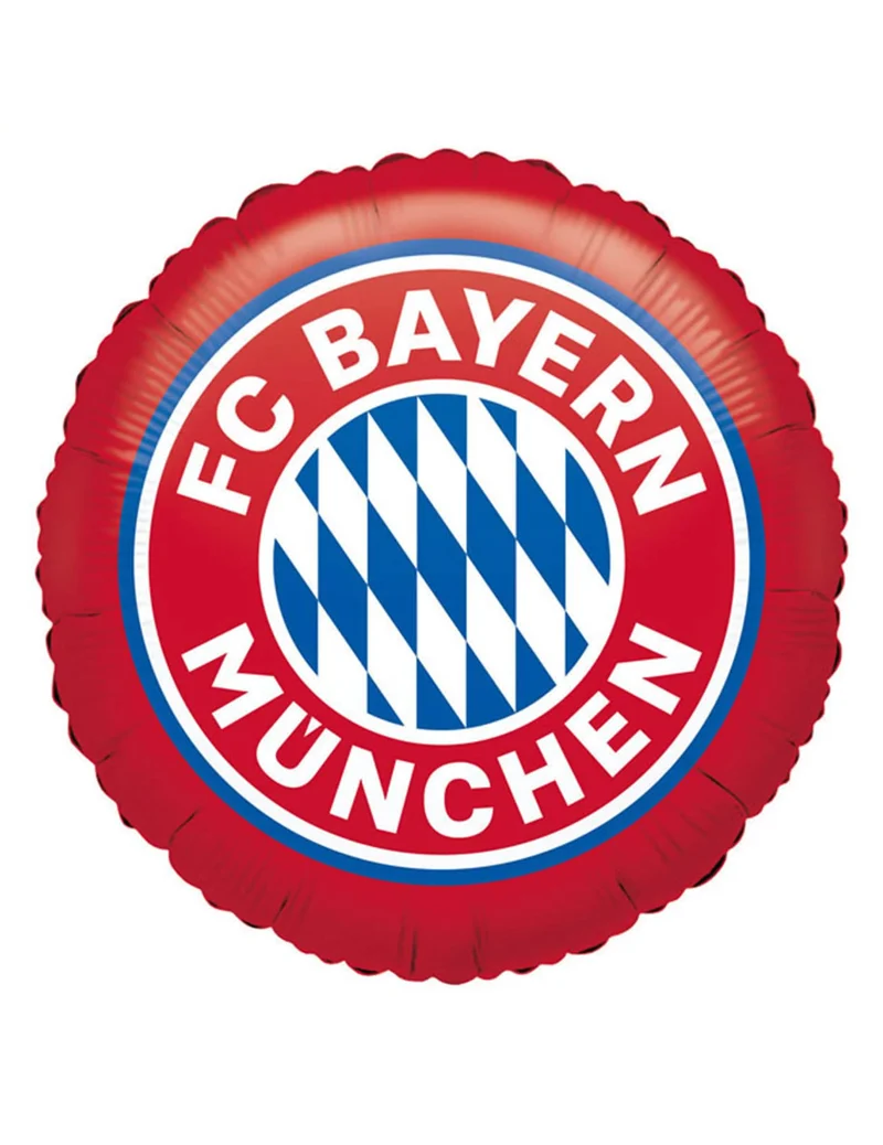 FC Bayern München™-Folienballon Fanartikel rot-weiss-blau 45 cm