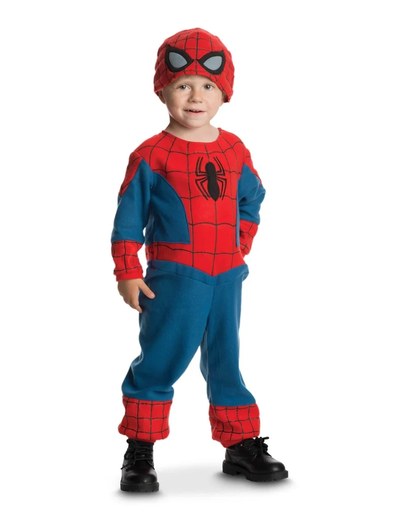Offizielles Spiderman™-Babykostüm rot-blau-schwarz