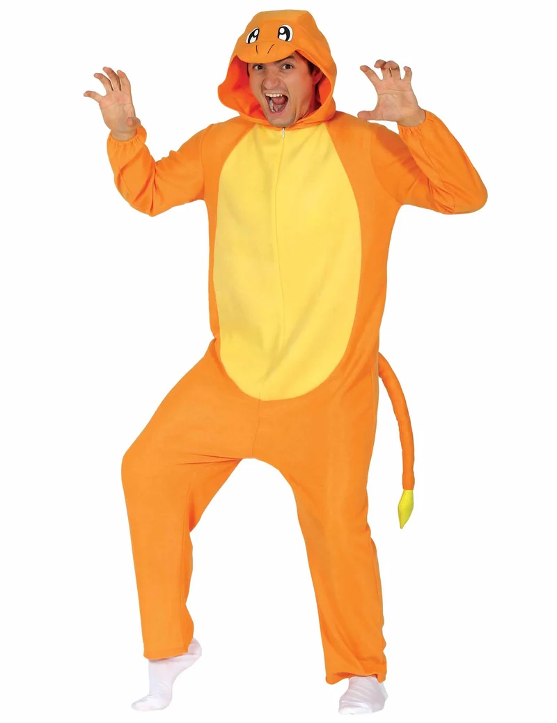 Kostüm Nagetier orange für Erwachsene