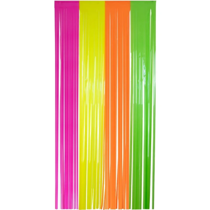 Regenbogen Türvorhang Neon 2m