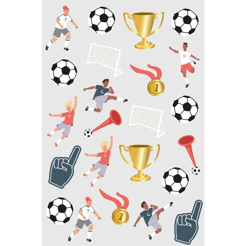 Fußball Fake Tattoos 25 Stk