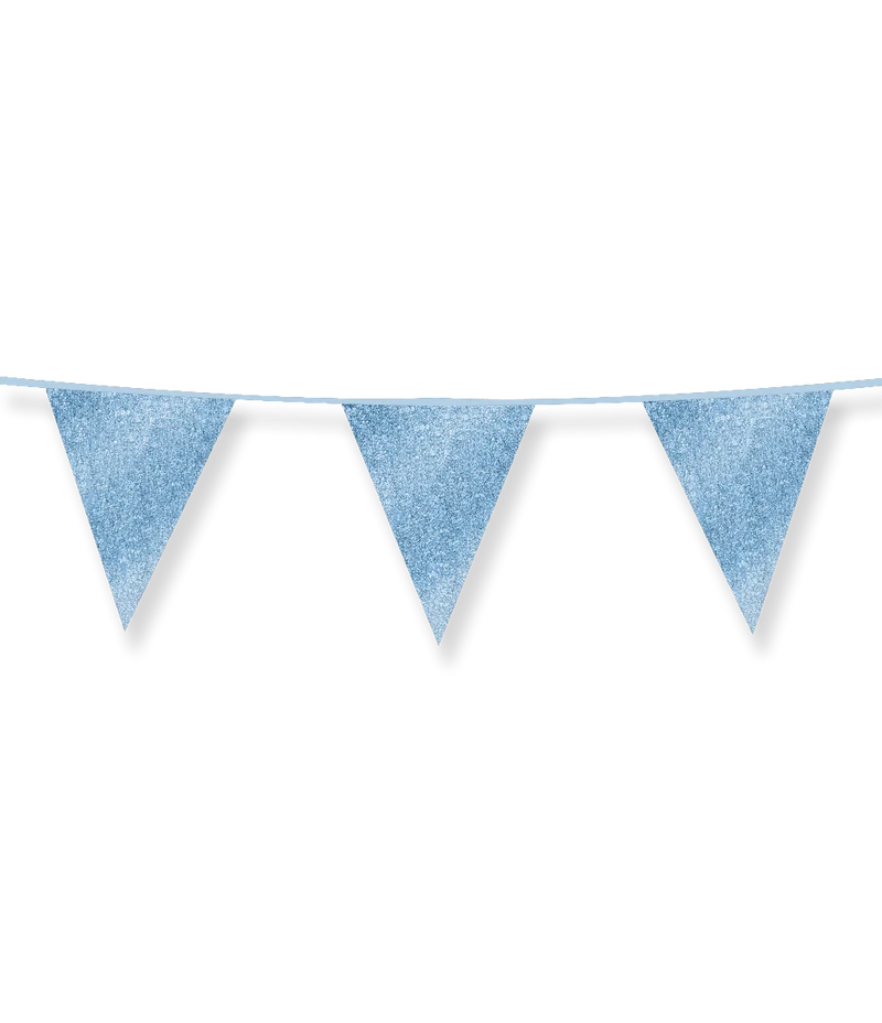Blaue Girlande Glitter 6m