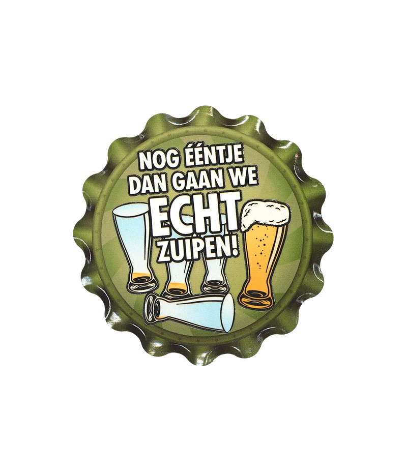 Grüne Untersetzer Real Booze 11cm