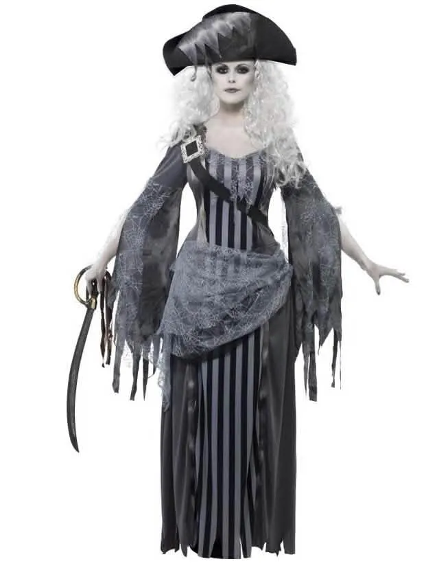 Halloween Piraten-Phantom-Kostüm für Damen