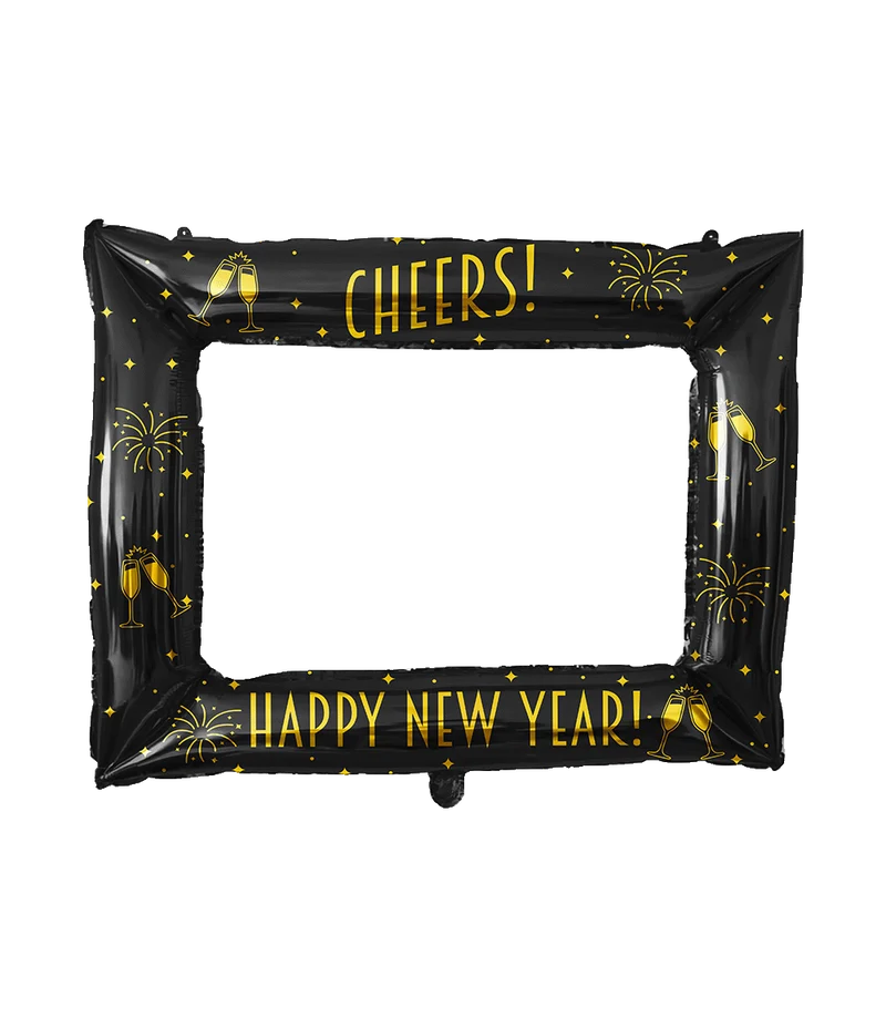 Frohes neues Jahr Photobooth Rahmen