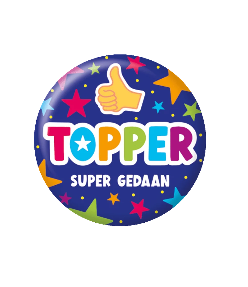 Dunkelblauer Knopf Topper 5,5 cm