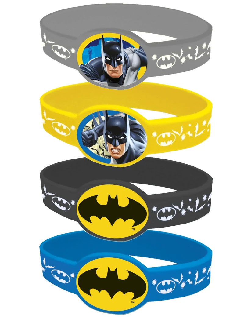 4 elastische Armbänder Batman™