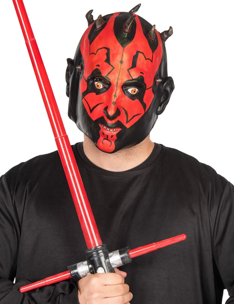 Darth Maul™-3/4 Maske aus Star Wars™für Erwachsene