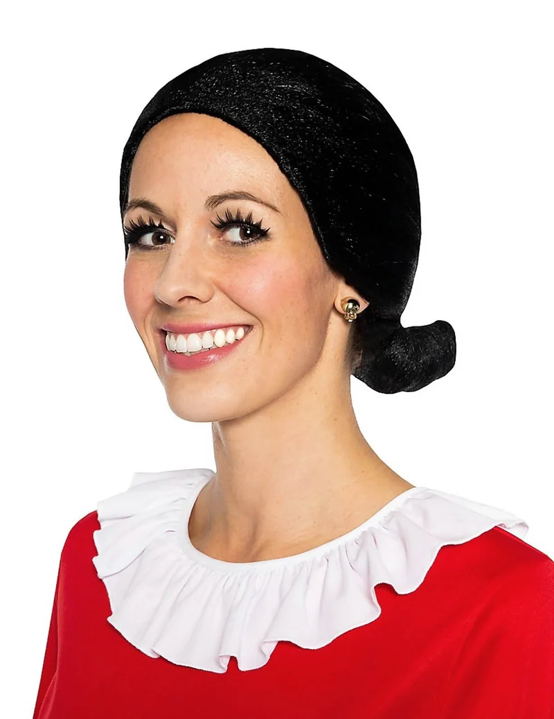 Olivia™ Perücke für Damen schwarz Popeye™