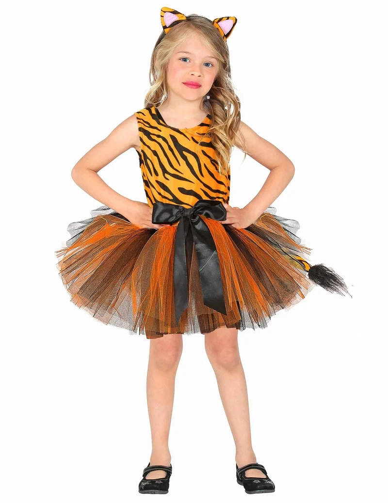 Tiger-Tutu-Kostüm für Mädchen