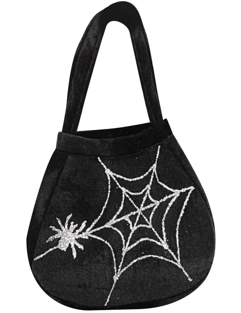 Halloween Tasche Spinne und Netz für Erwachsene