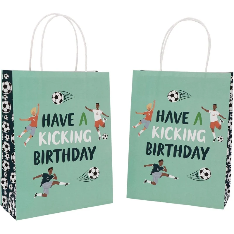 Fußball Handout-Taschen 27cm 6 Stk