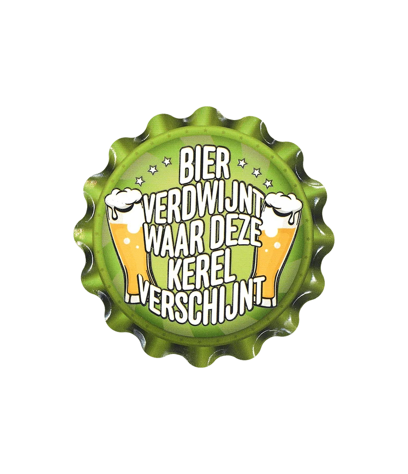 Grüner Untersetzer Beer Disappears 11cm