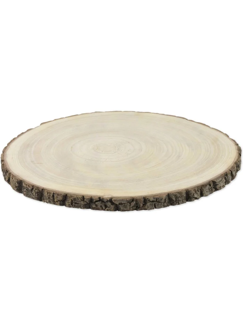Naturholzscheibe 33 bis 40 cm