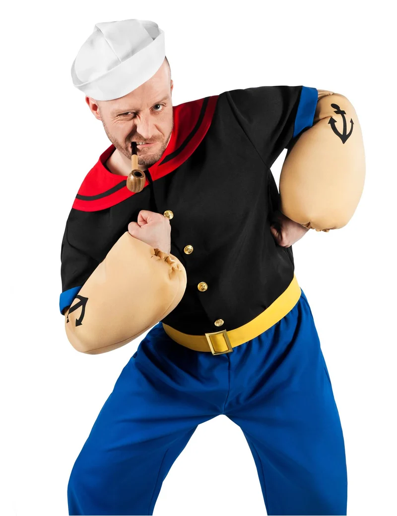 Popeye™-Lizenzkostüm für Erwachsene Seemann bunt