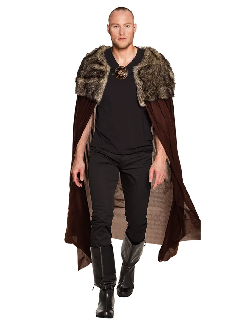 Umhang Wikinger Luxus für Erwachsene 150 cm