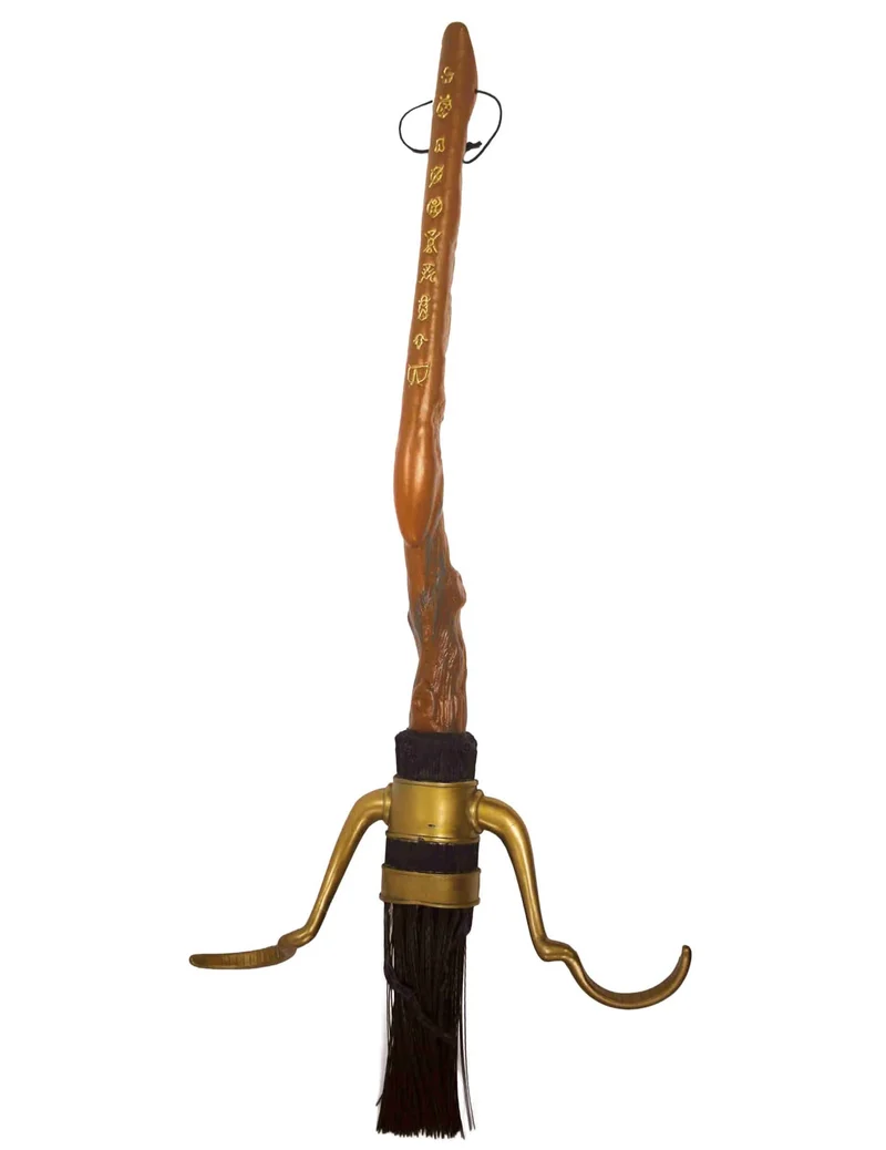 Harry Potter™-Besen Nimbus 2000 braun-gold 90cm