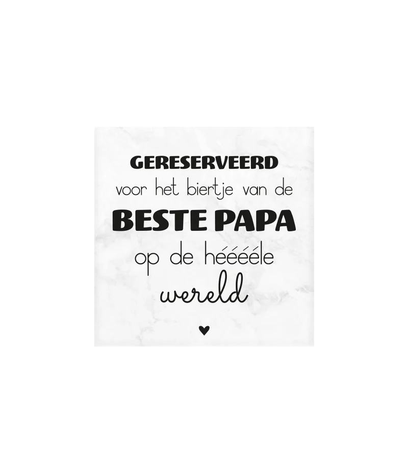 Lieber Daddy Marmoruntersetzer 10cm