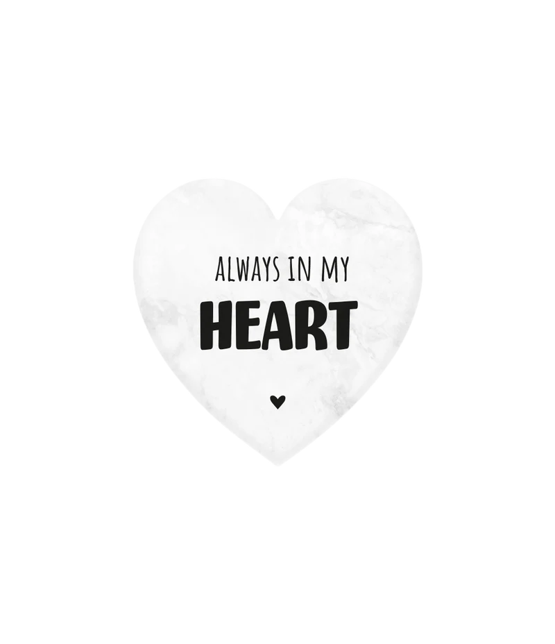 Always In My Heart Marmorherz 5cm