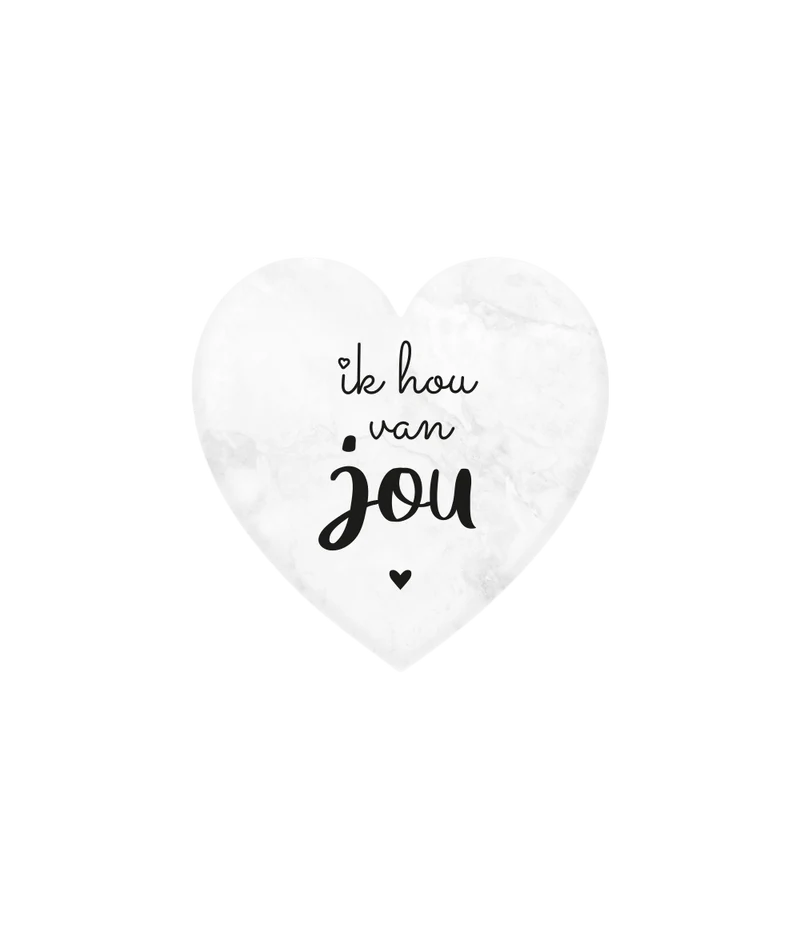 Ich liebe dich Marmorherz 5cm