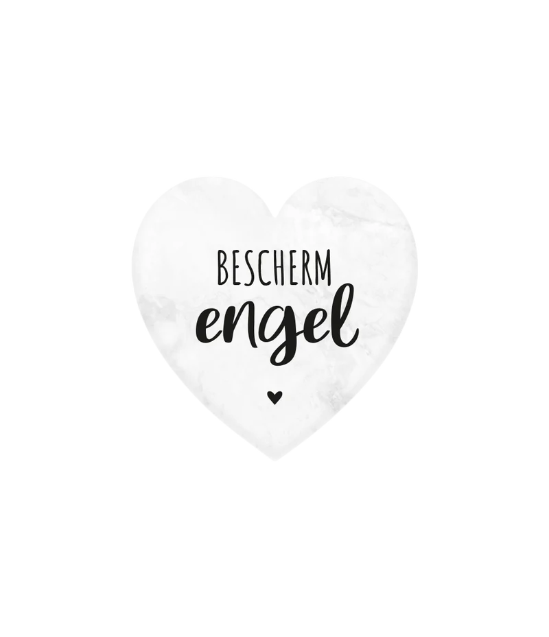 Engel Marmorherz 5cm