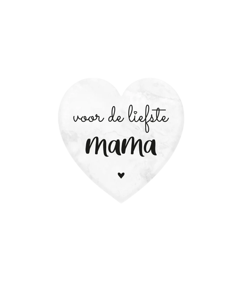 Liebste Mama Marmorherz 5cm
