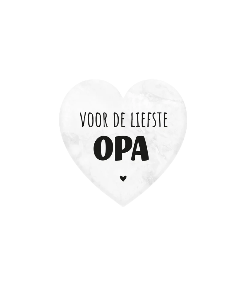 Liebster Opa Marmorherz 5cm
