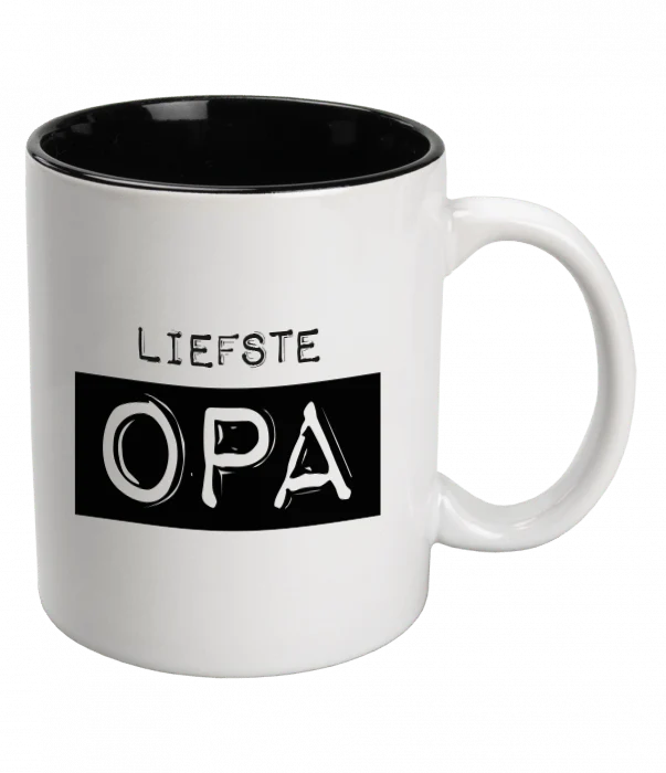 Liebster Großvater Tasse Weiß Keramik Liebster Großvater 12cm