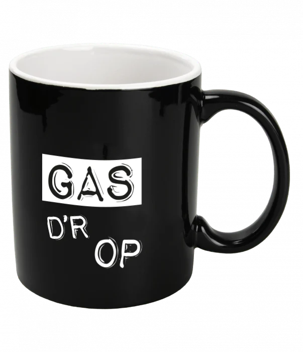 Schwarzer Becher Gas D'R Op 12cm