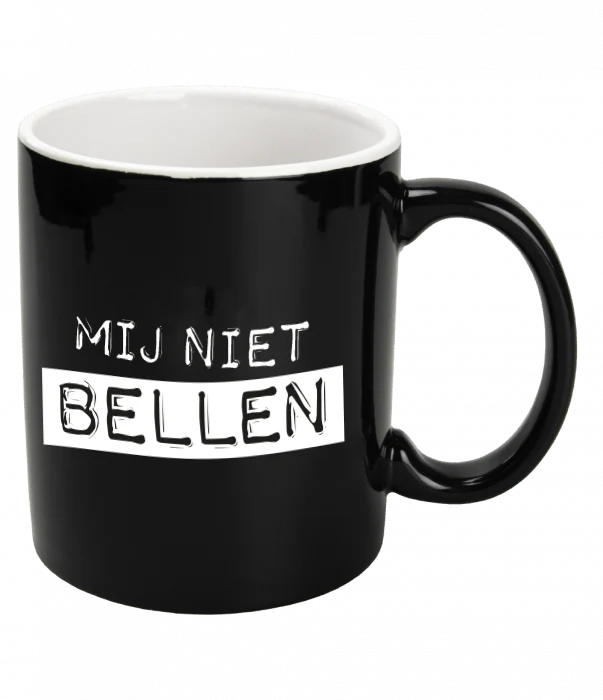 Schwarzer Becher Me Not Bubbles 12cm