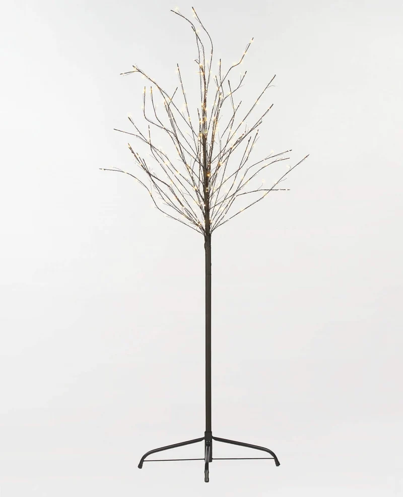 Leuchtbaum 400 LED 150 cm mit schwarzen Ästen