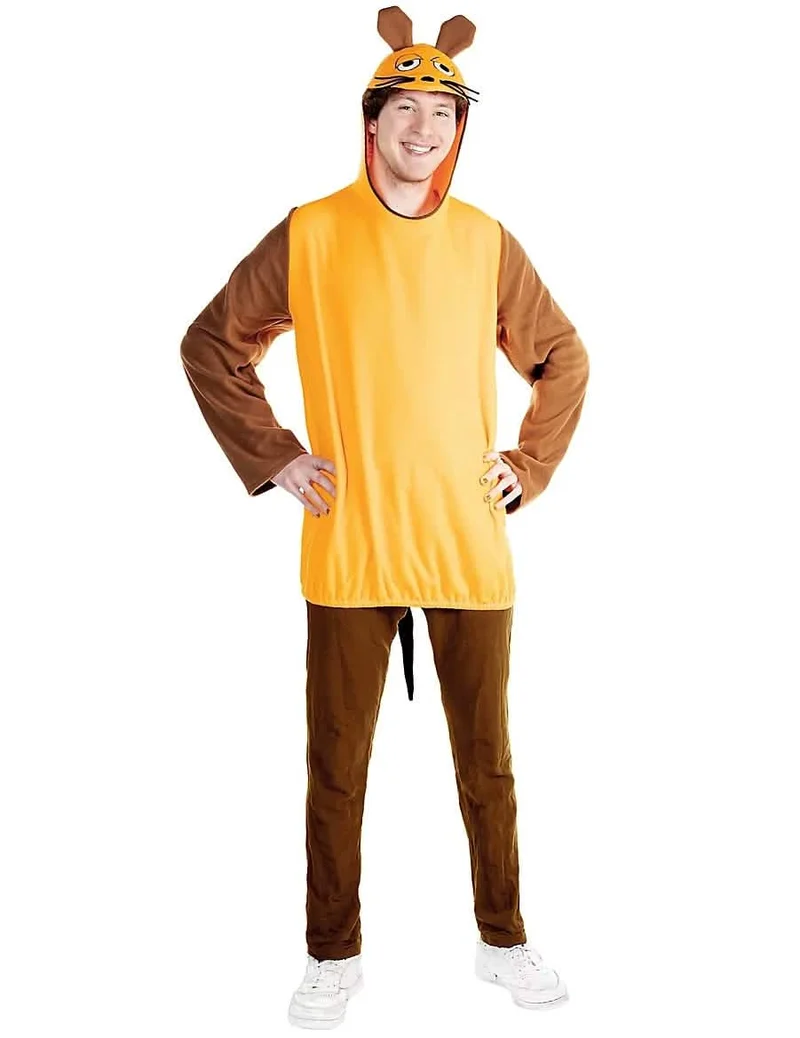 Offizielles Die Maus™ Kostüm für Erwachsene orange