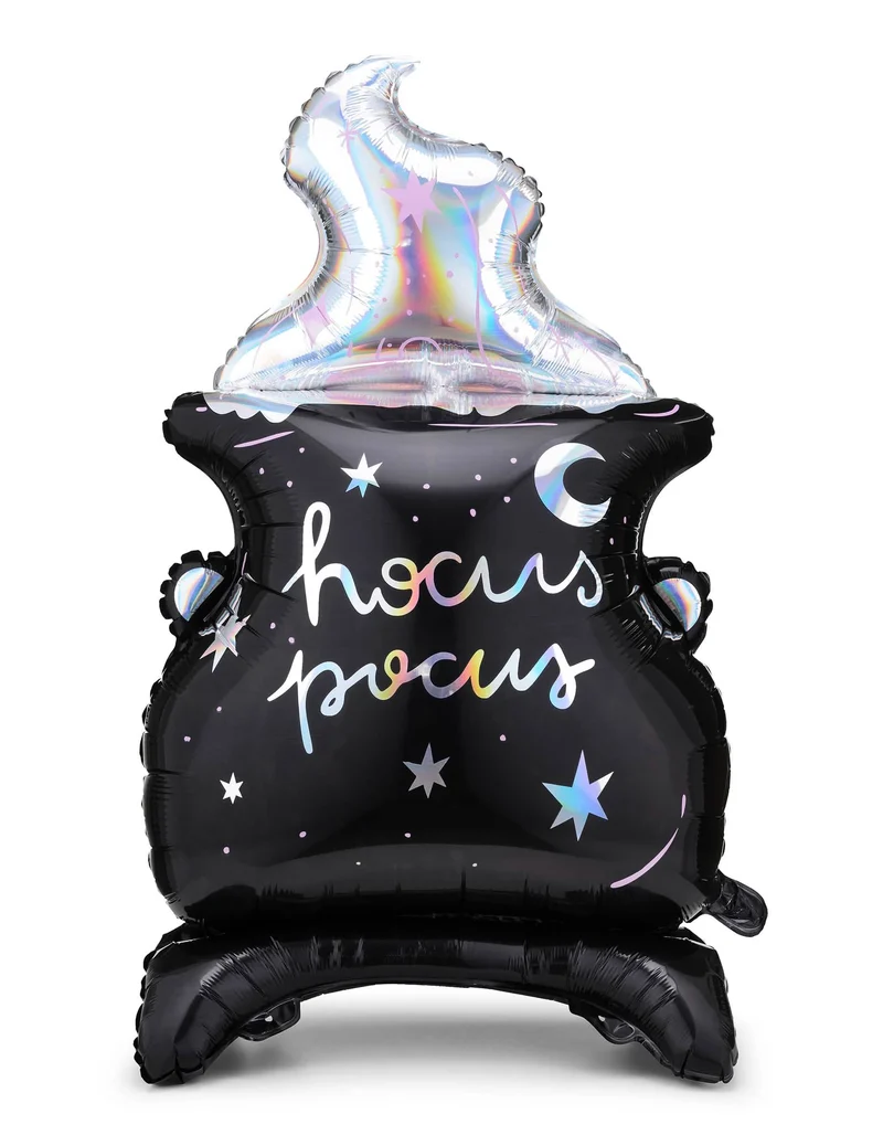 Riesenfolienballon Kessel 64 x 109 cm Hocus Pocus irisierend