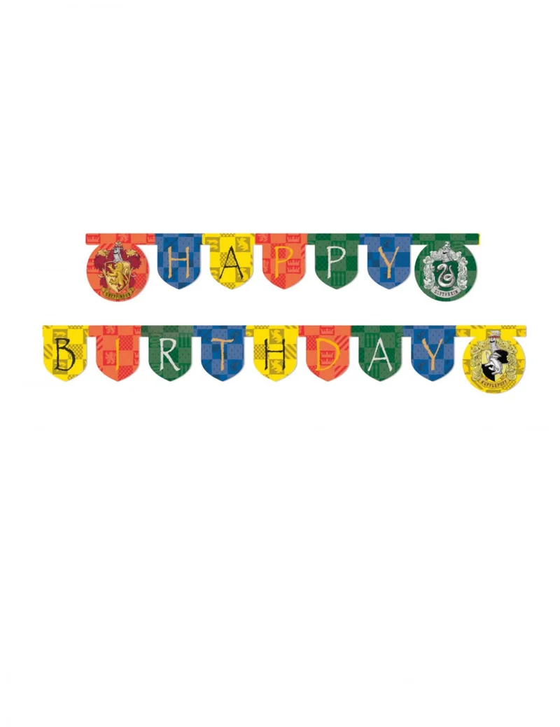Harry Potter™ Girlande Happy Birthday bunt 2 m
