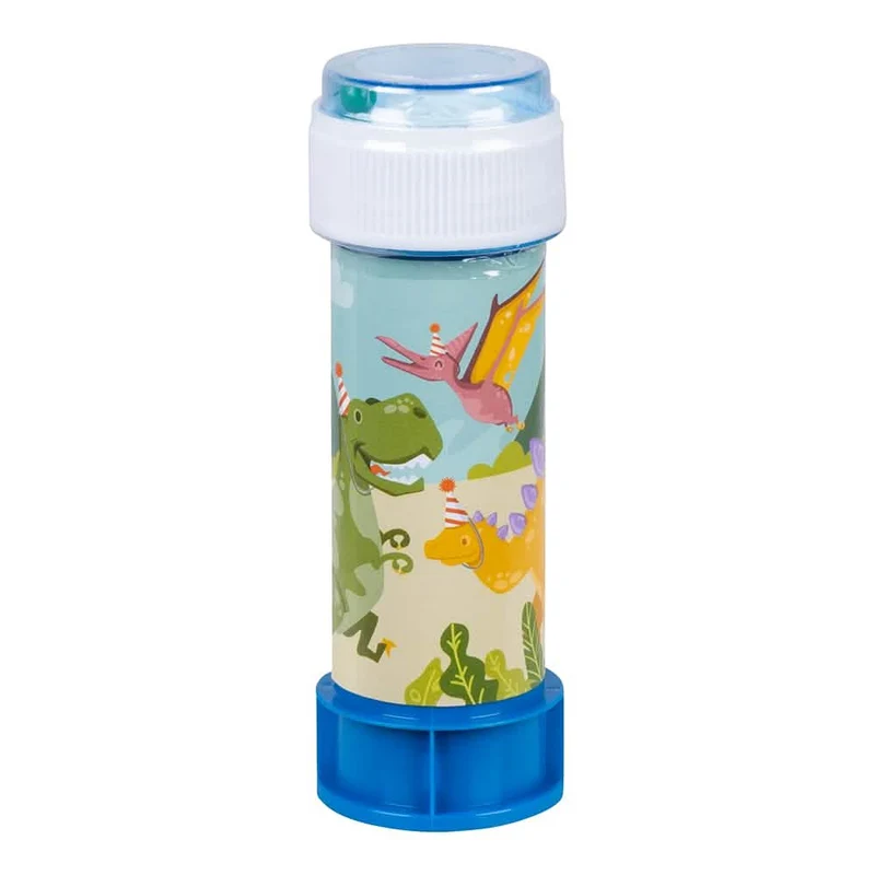 Seifenblasenflasche Dino Party 60 ml mit Kugelspiel