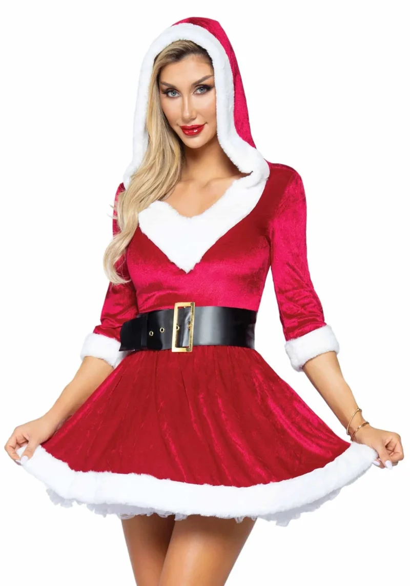 Weihnachtskleid Damen Frau Claus