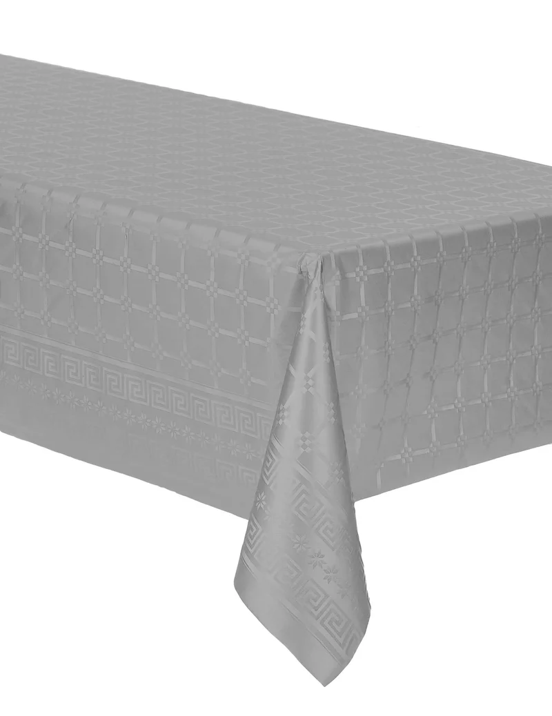 Damastpapier-Tischdeckenrolle Grau 1.2 x 6 m