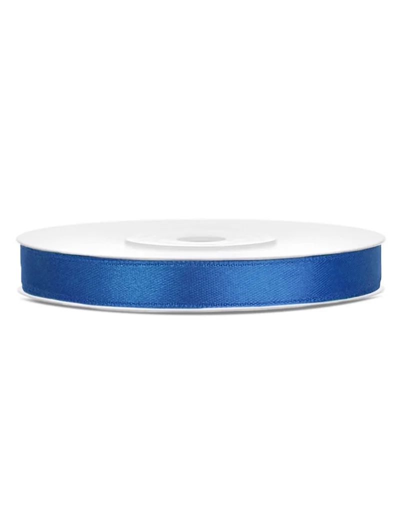 Königsblaues Satinband 0,6 cm x 25 m