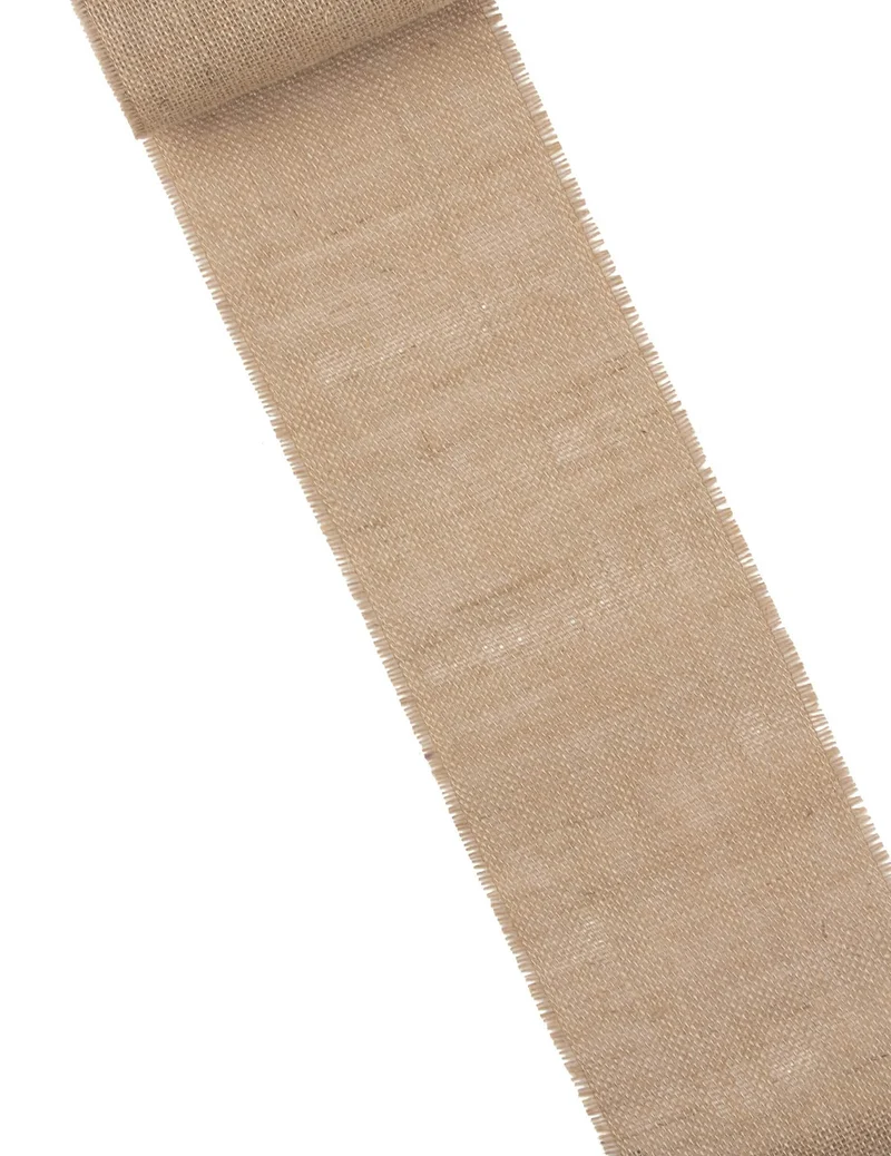 Tischläufer aus Jutestoff 15 cm x 5 m natürliche Dekoration