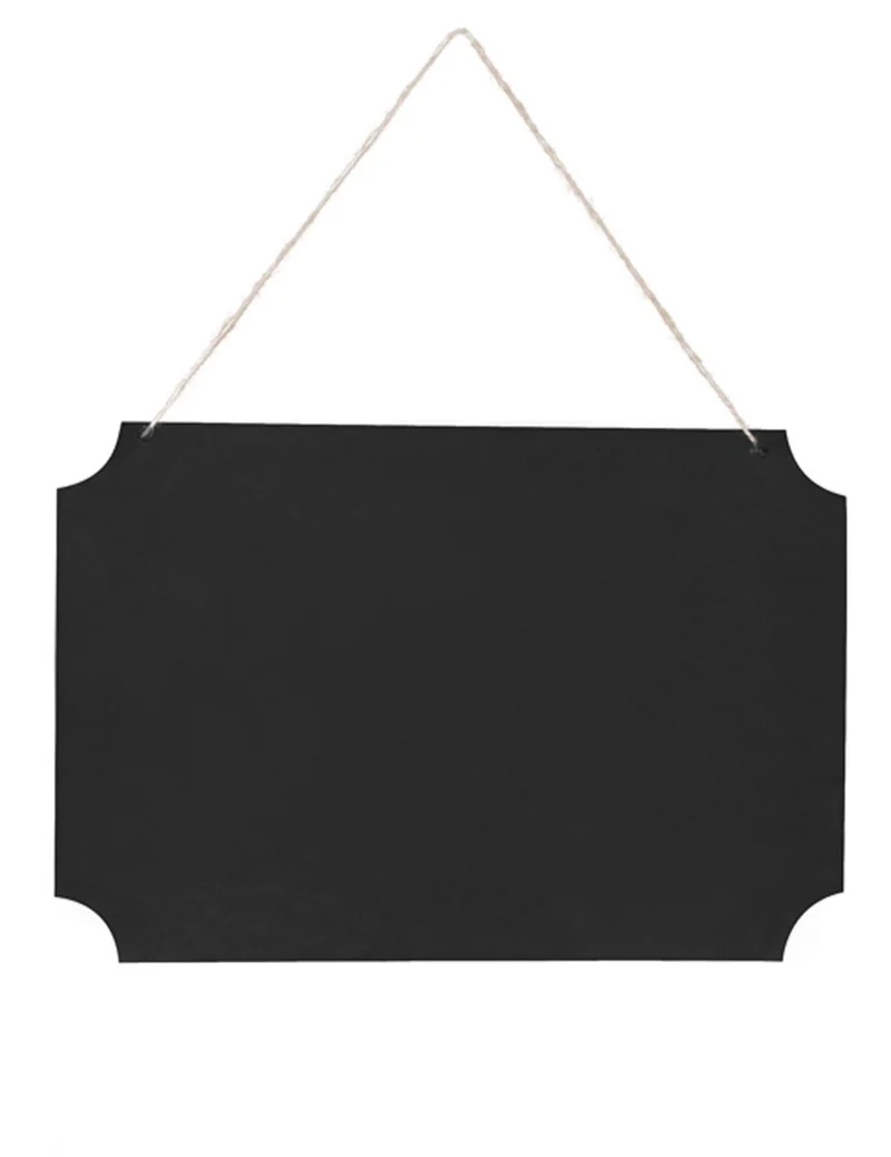 Kreidetafel zum Aufhängen mit Kreide, 45 x 30 cm, Vintage