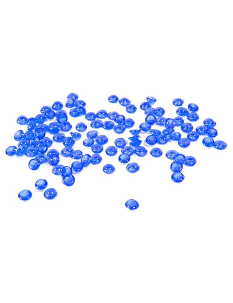 Königsblaue Perlen mit Regentropfen-Effekt, 50 g, für Tischdekoration