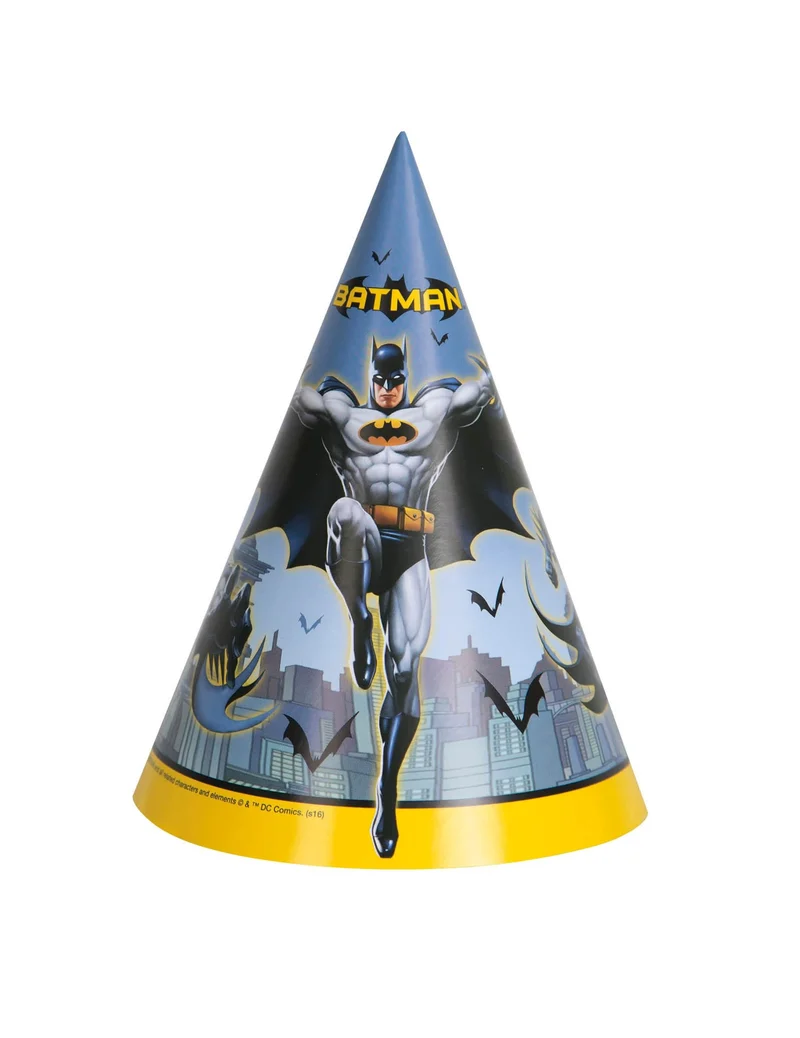 8 Partyhüte Batman™
