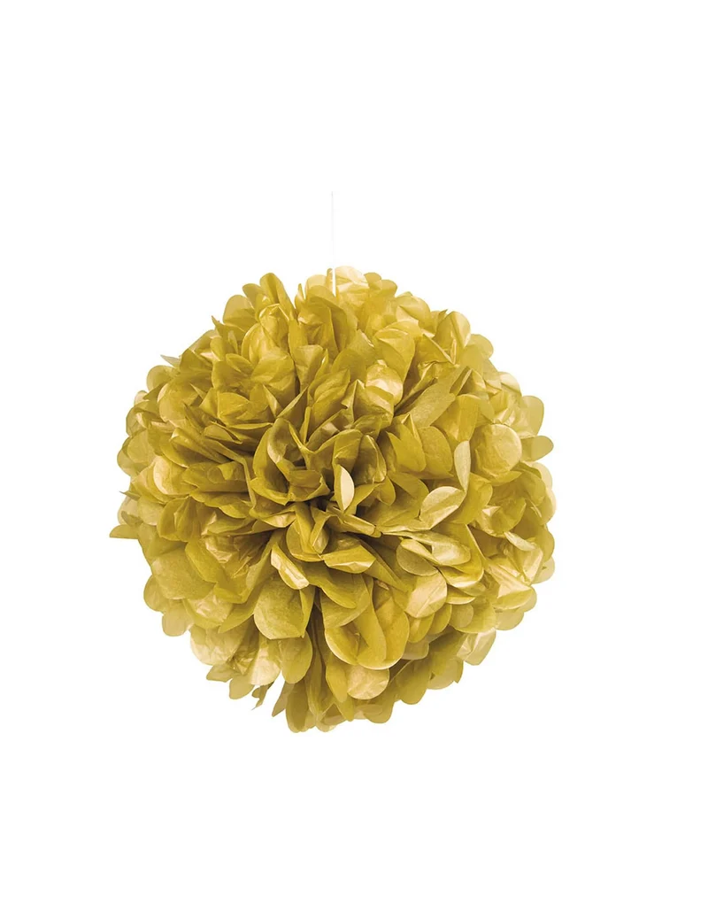 Goldener Deko-Papierball 40.6 cm zum Aufhängen