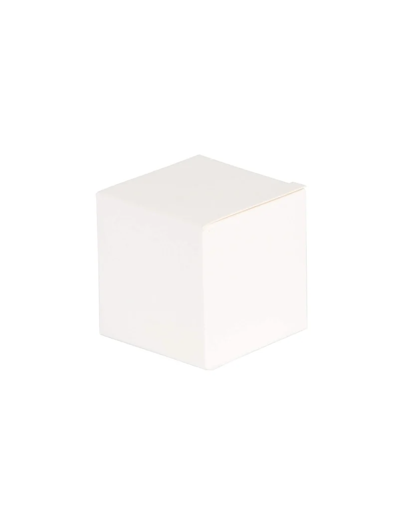 10 weiße quadratische Kartonschachteln 5 x 5 cm für Hochzeitsmandeln und Hochzeit